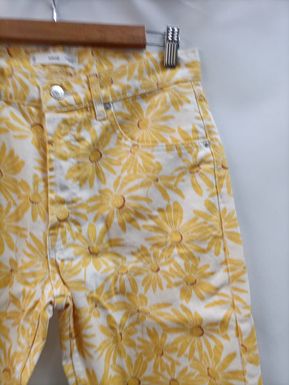 MANGO.Vaqueros estampados T.36