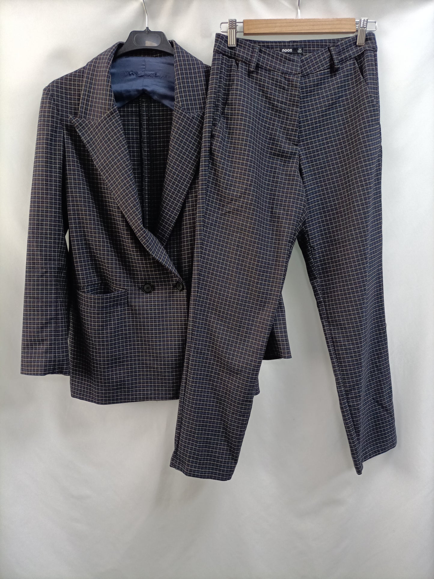 NOON.TXS/S checked blazer