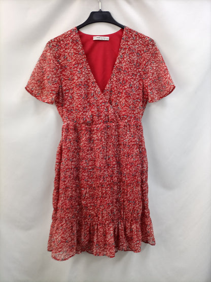 PULL&amp;BEAR. Short honeycomb dress Ts