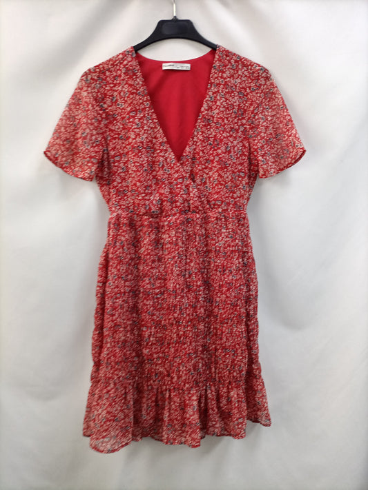 PULL&amp;BEAR. Short honeycomb dress Ts