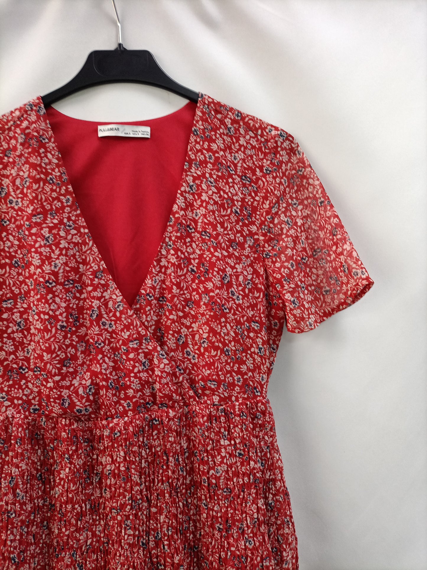 PULL&amp;BEAR. Short honeycomb dress Ts