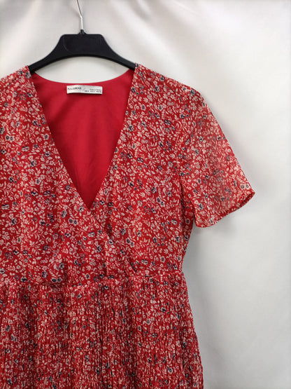 PULL&amp;BEAR. Short honeycomb dress Ts