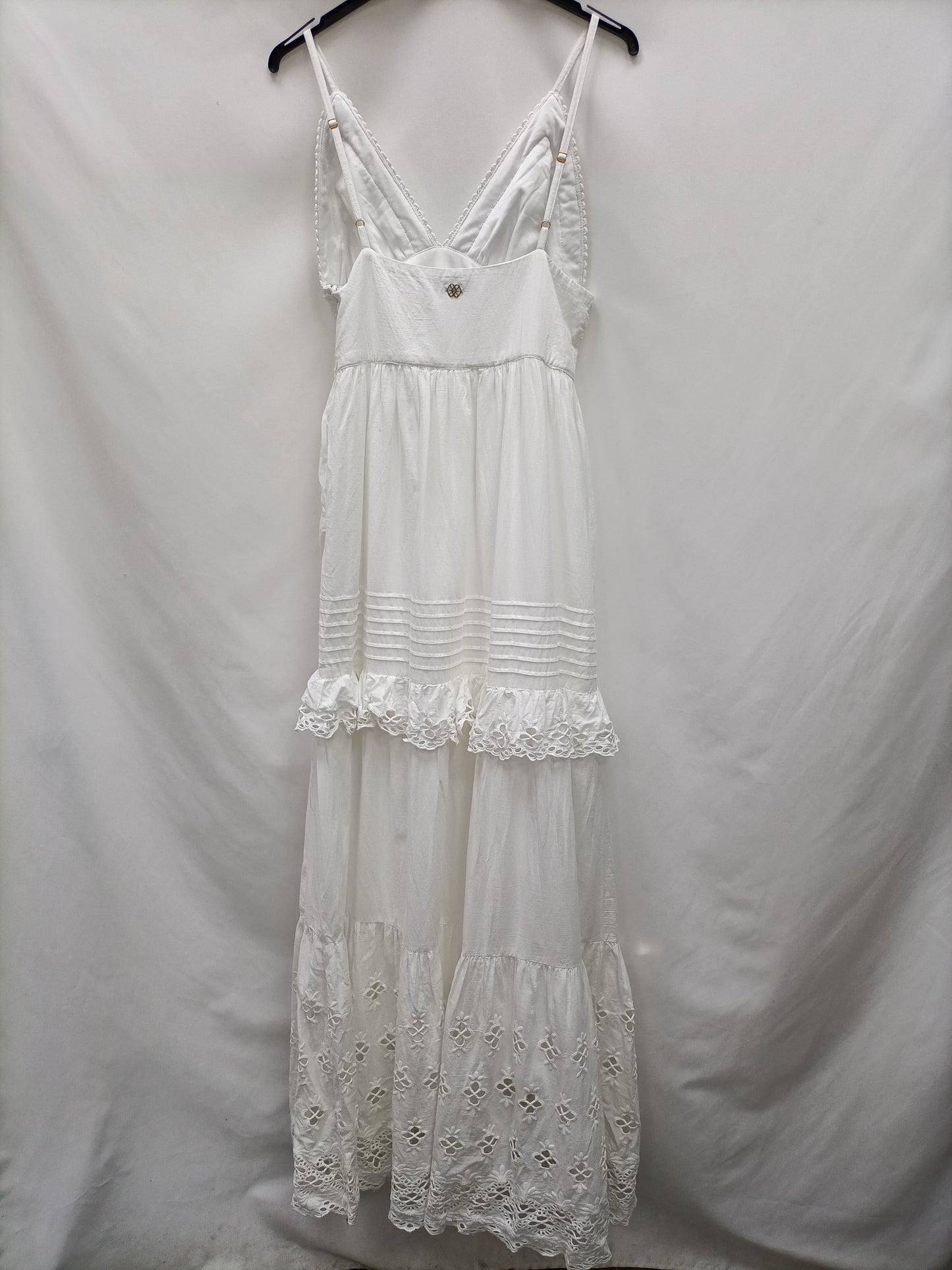 CUPLÉ. Vestido largo encaje T.s