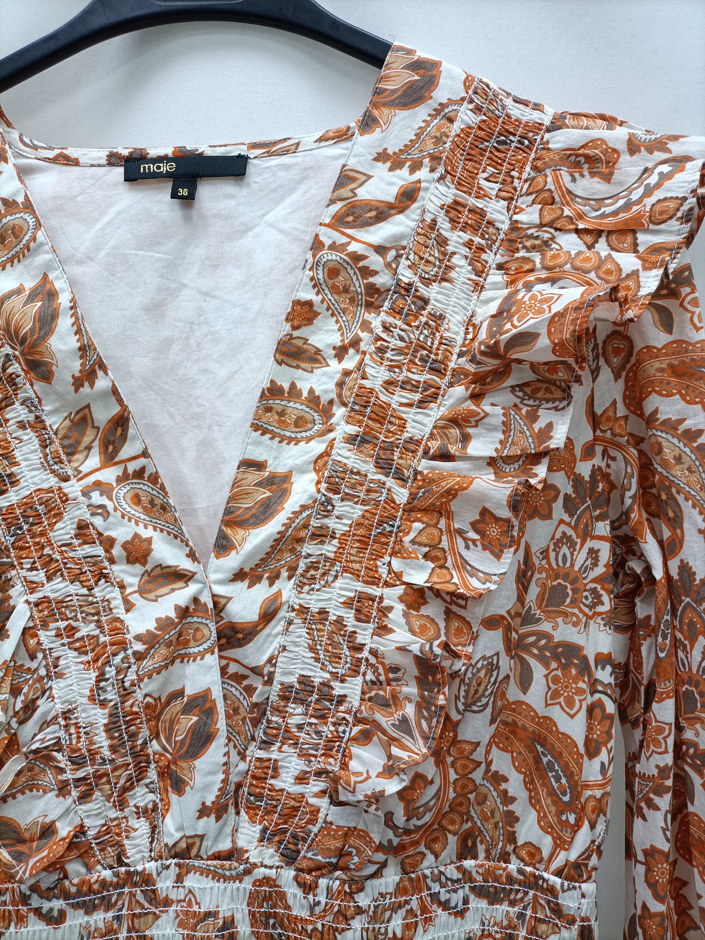 MAJE. Amoeba long dress size 36