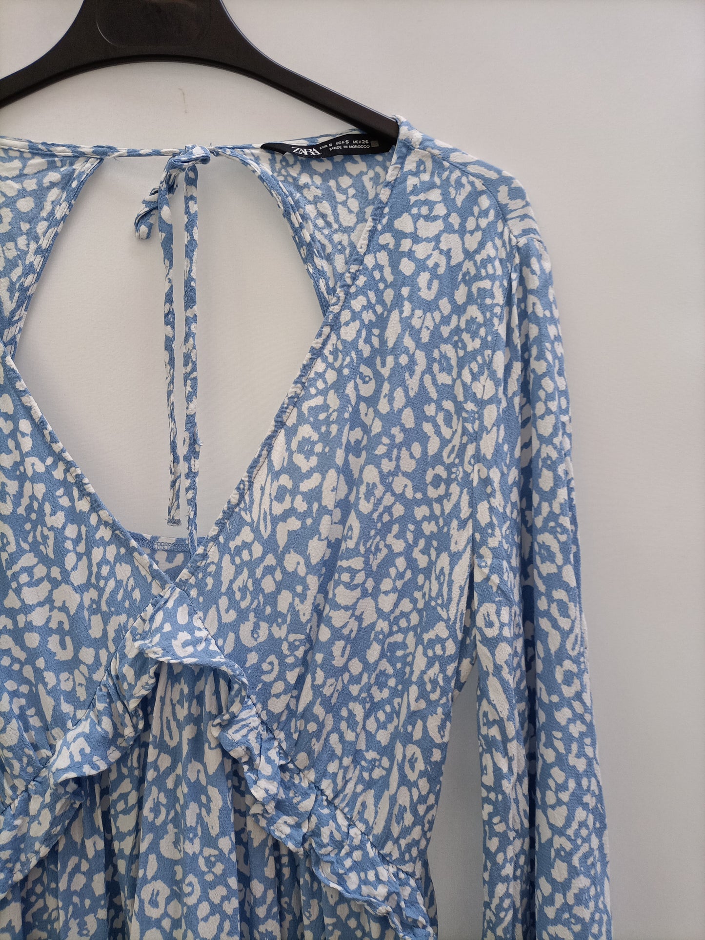 ZARA. Short animal print dress Ts