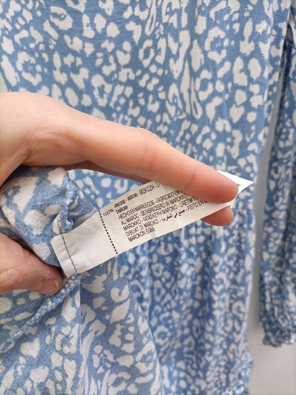 ZARA. Short animal print dress Ts