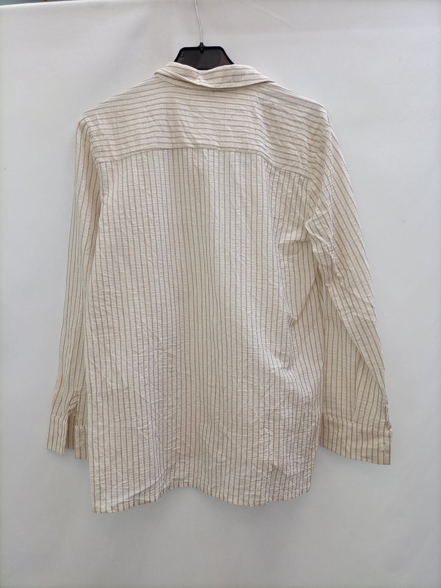ROPA CHICA. Camisa beige rayas T.xs