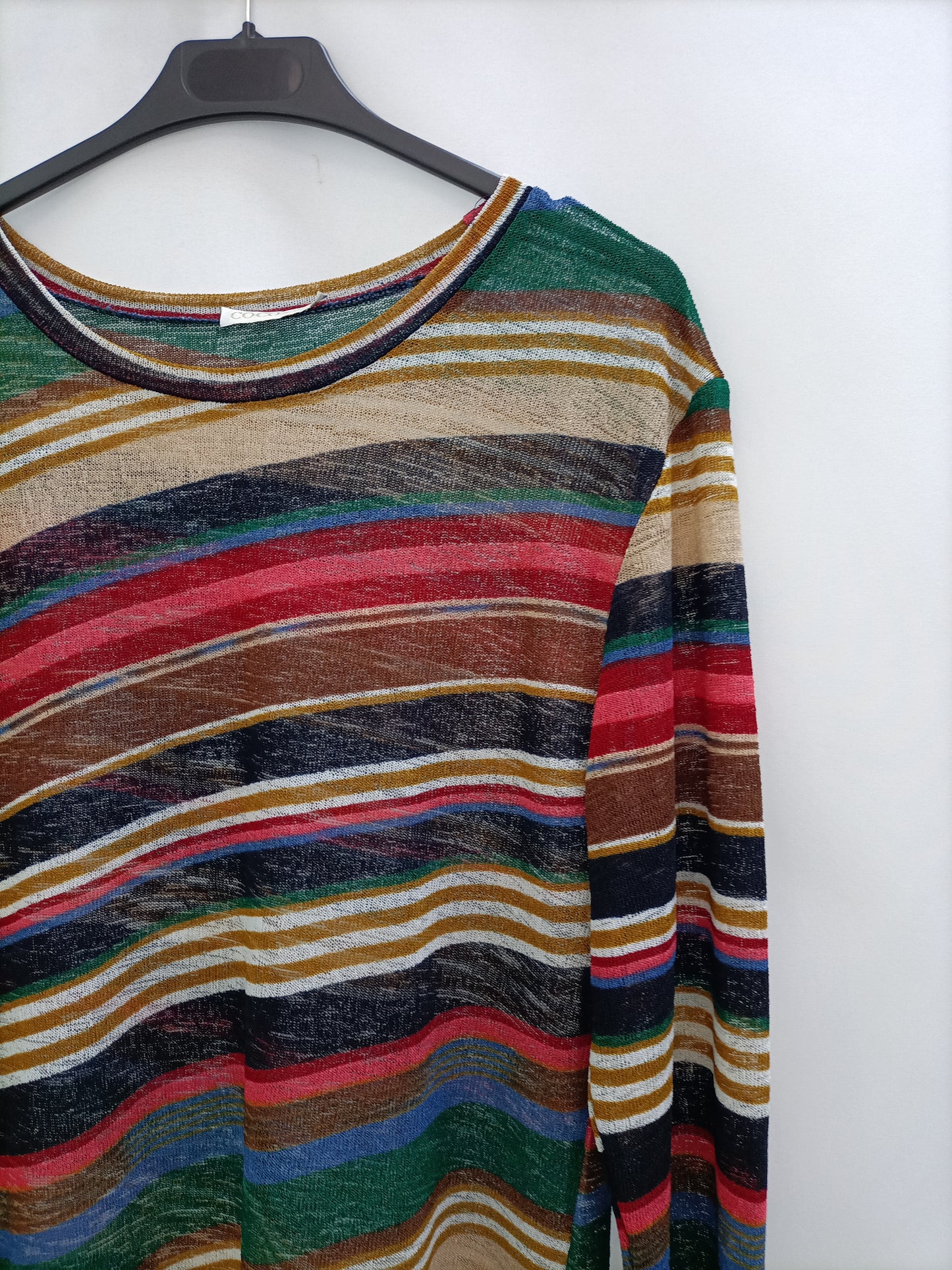 COCO NUT. Striped midi dress Ts/m