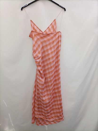 HUMANOID. Checkered Ts midi dress