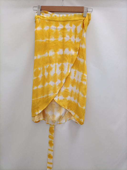 ROBIN. Tie-dye pareo skirt Ts/m