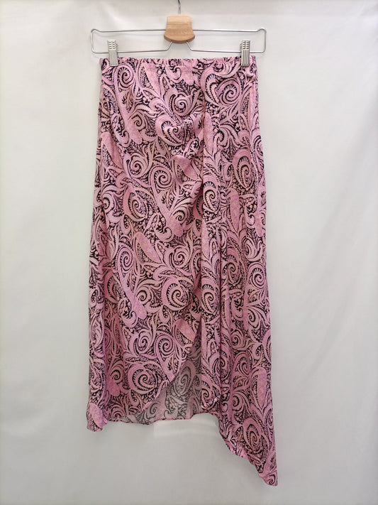 MAJE. Falda midi amebas T.36