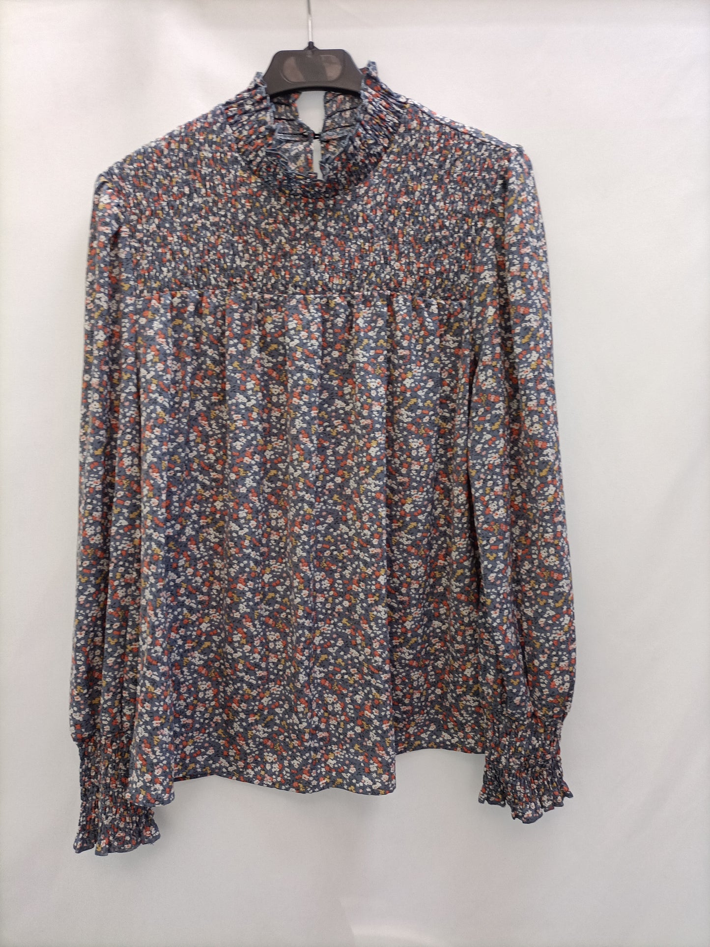 OTHERS. Gray floral blouse Your(s)