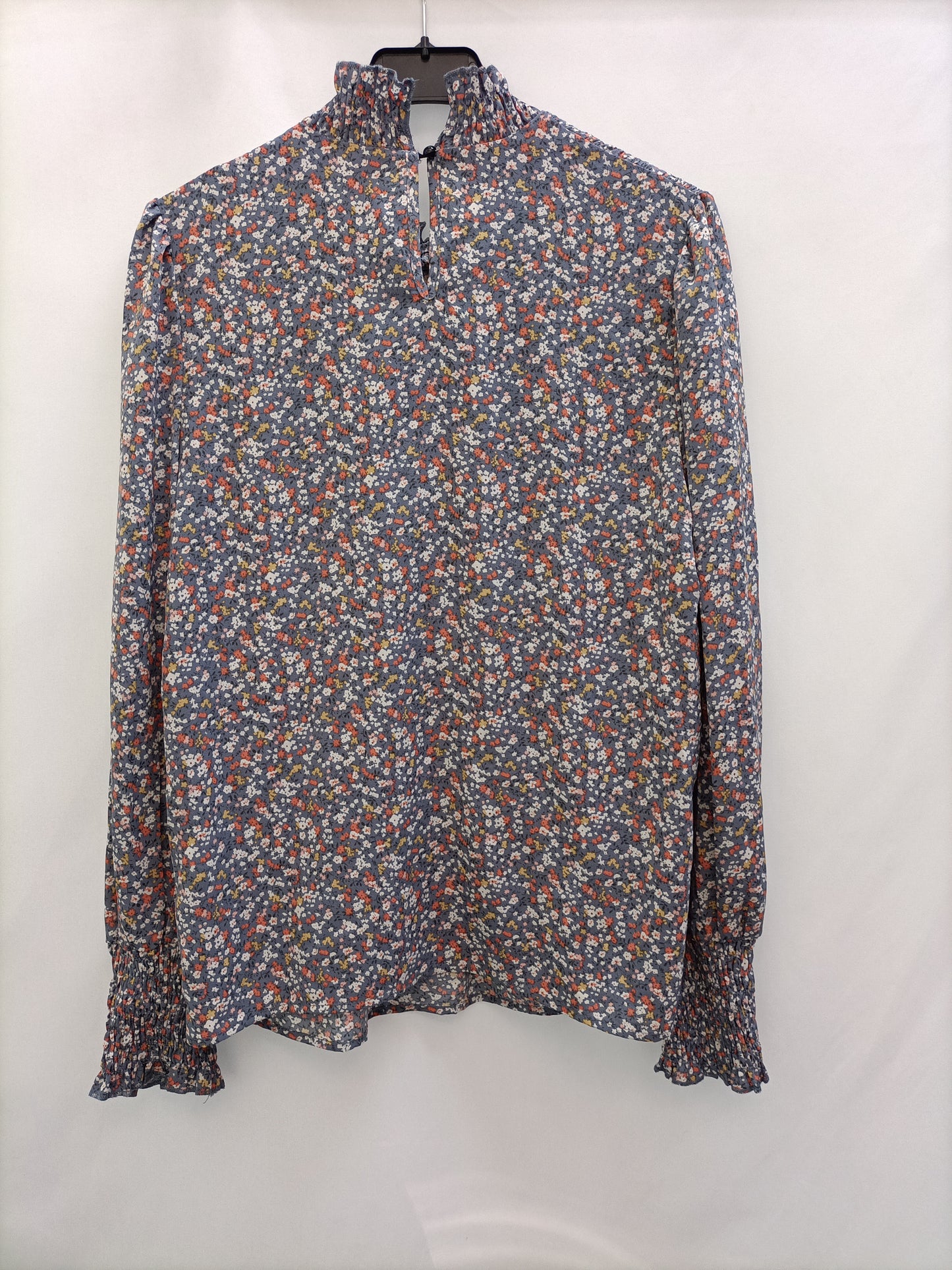 OTHERS. Gray floral blouse Your(s)