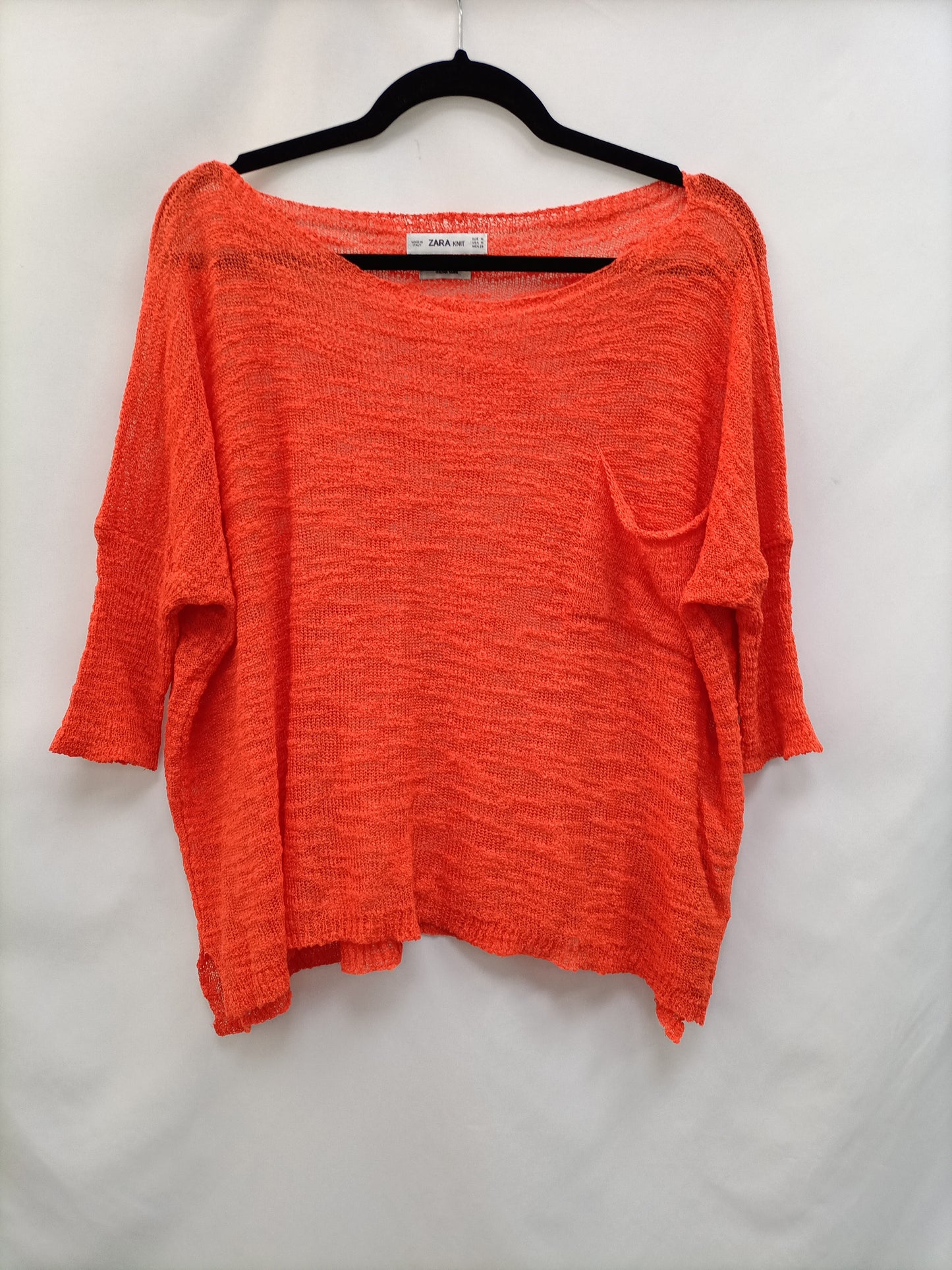 ZARA. Top coral T.m