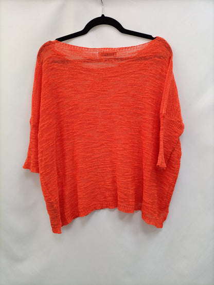ZARA. Top coral T.m