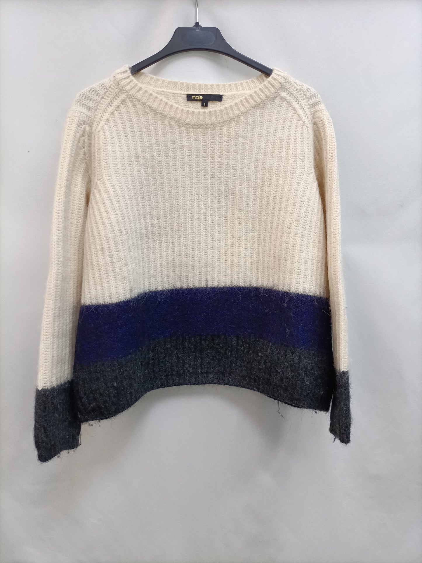 MAJE. Striped Tm Jersey