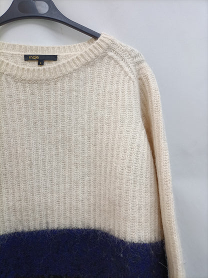 MAJE. Striped Tm Jersey