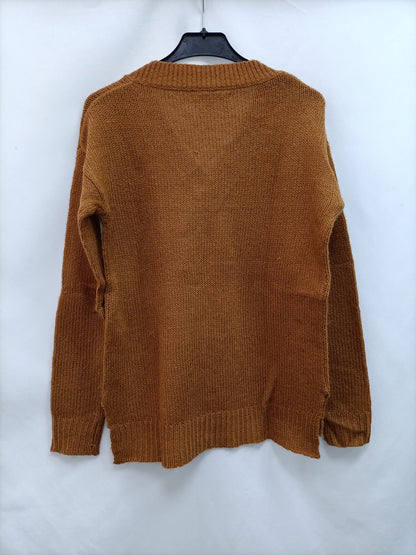 EASY WEAR. Camel Sweater Size 40