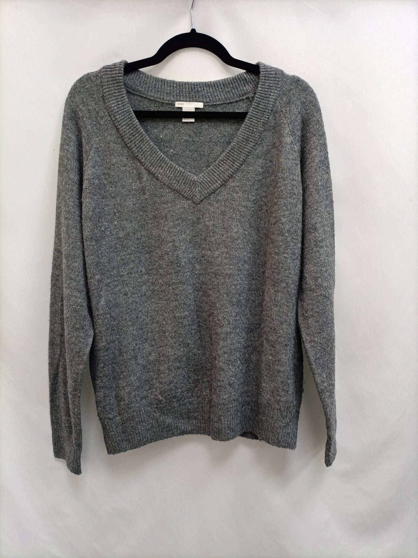 H&M. Jersey gris oversized T.m