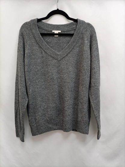H&M. Jersey gris oversized T.m