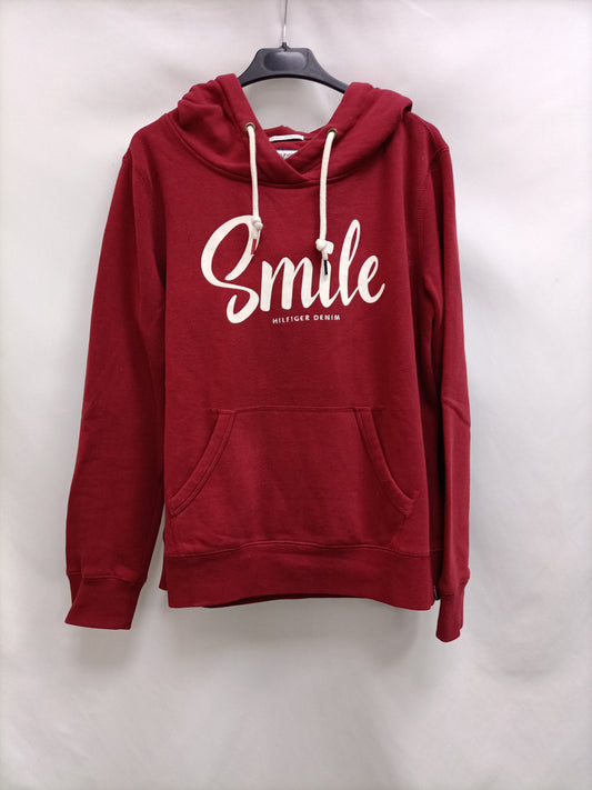 TOMMY HILFIGER. Burgundy sweatshirt Tl