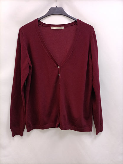 SFERA. Burgundy cardigan, size XL