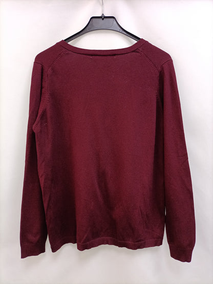 SFERA. Burgundy cardigan, size XL