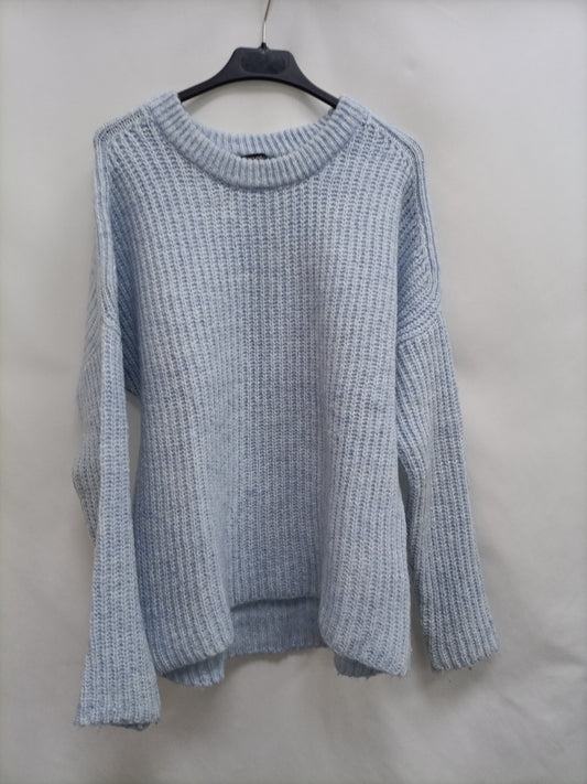 ZARA. Heathered blue sweater Tm