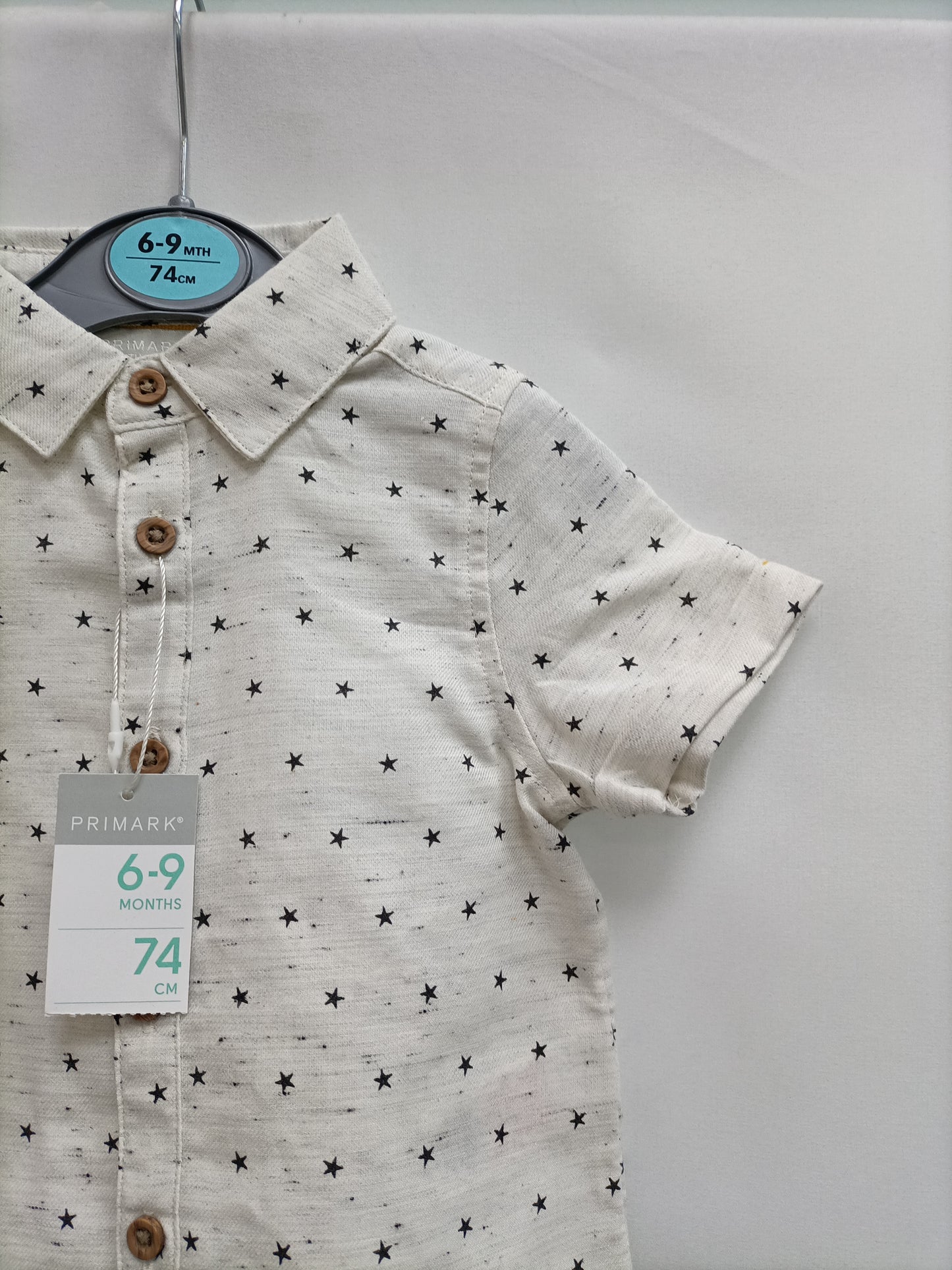 PRIMARK. Star shirt, size 6-9 months