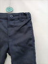 PRIMARK. Pantalón azul textura T.6-9 meses