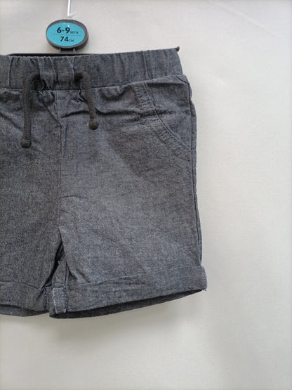 Grey shorts, size 6-9 months – Hibuy market - Main Image
