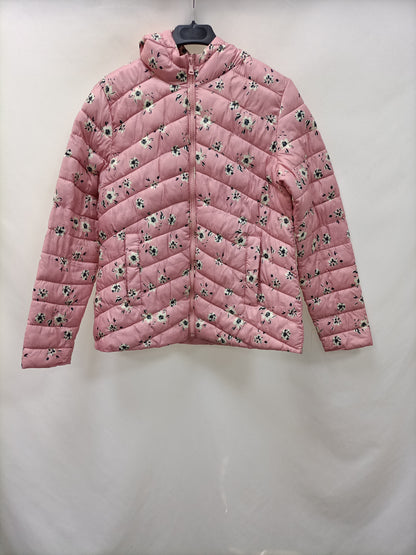 ZARA KIDS. Pink floral feathers S.13/14 (tara)