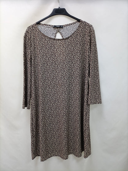 MANGO. Vestido corto print T.l