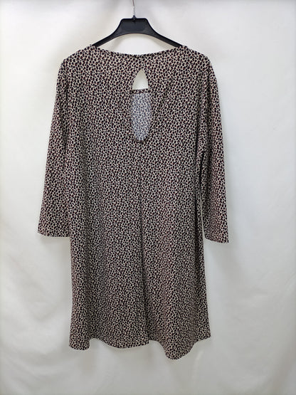 MANGO. Vestido corto print T.l