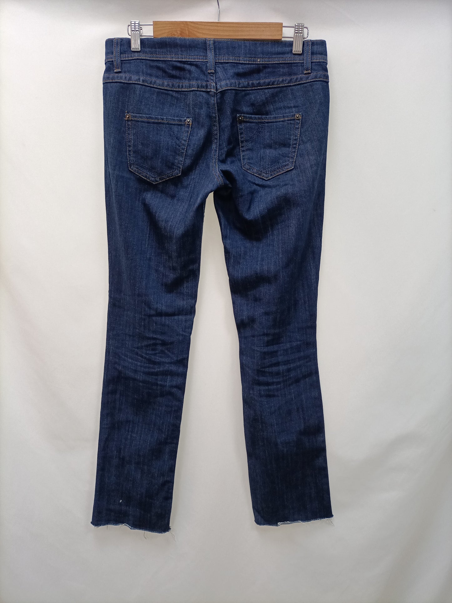 BENETTON. Dark denim trousers S.27(40)