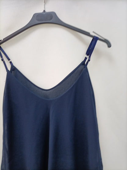 OTHERS. Blue strappy top Tu(m)
