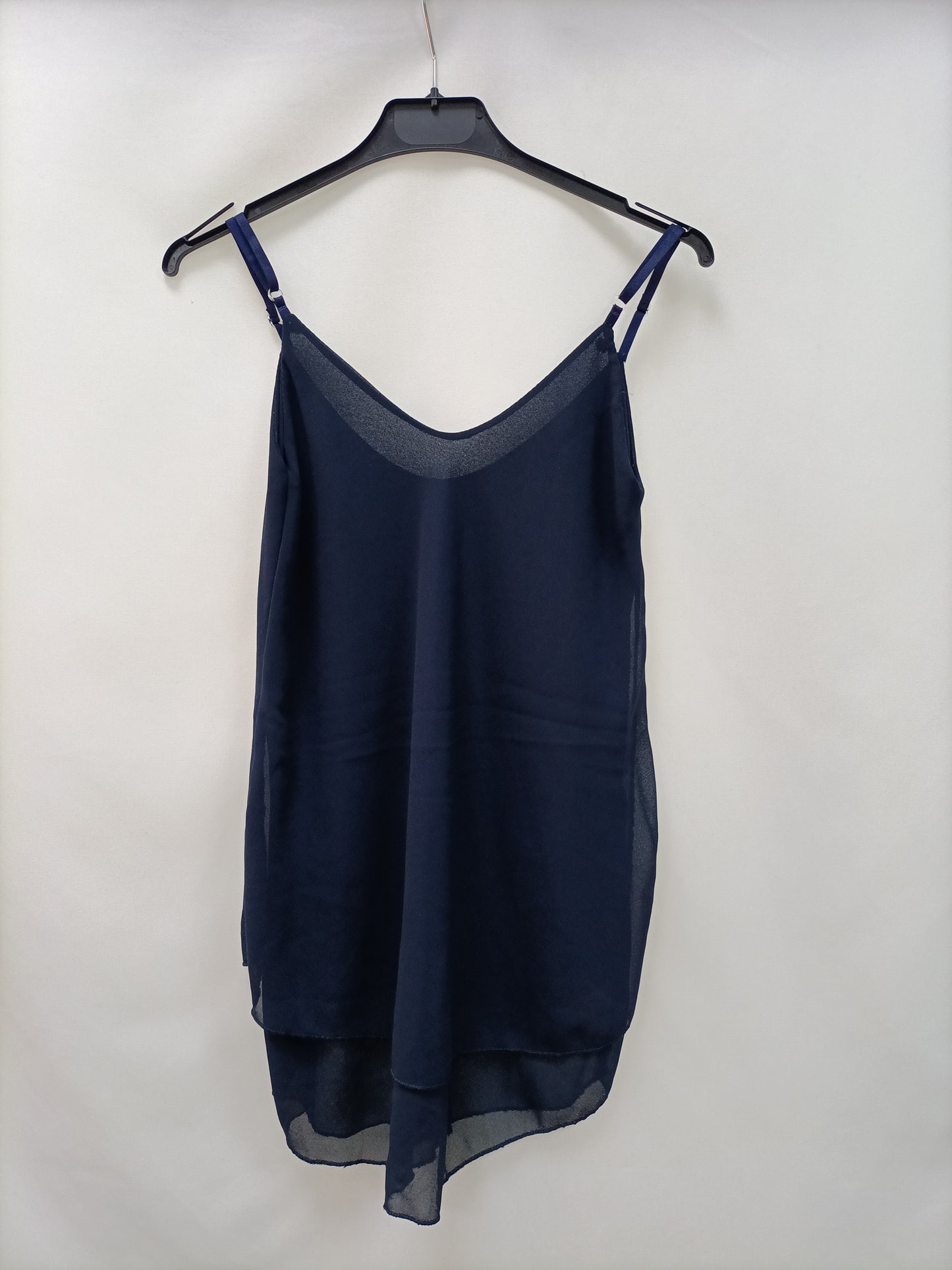 OTHERS. Blue strappy top Tu(m)