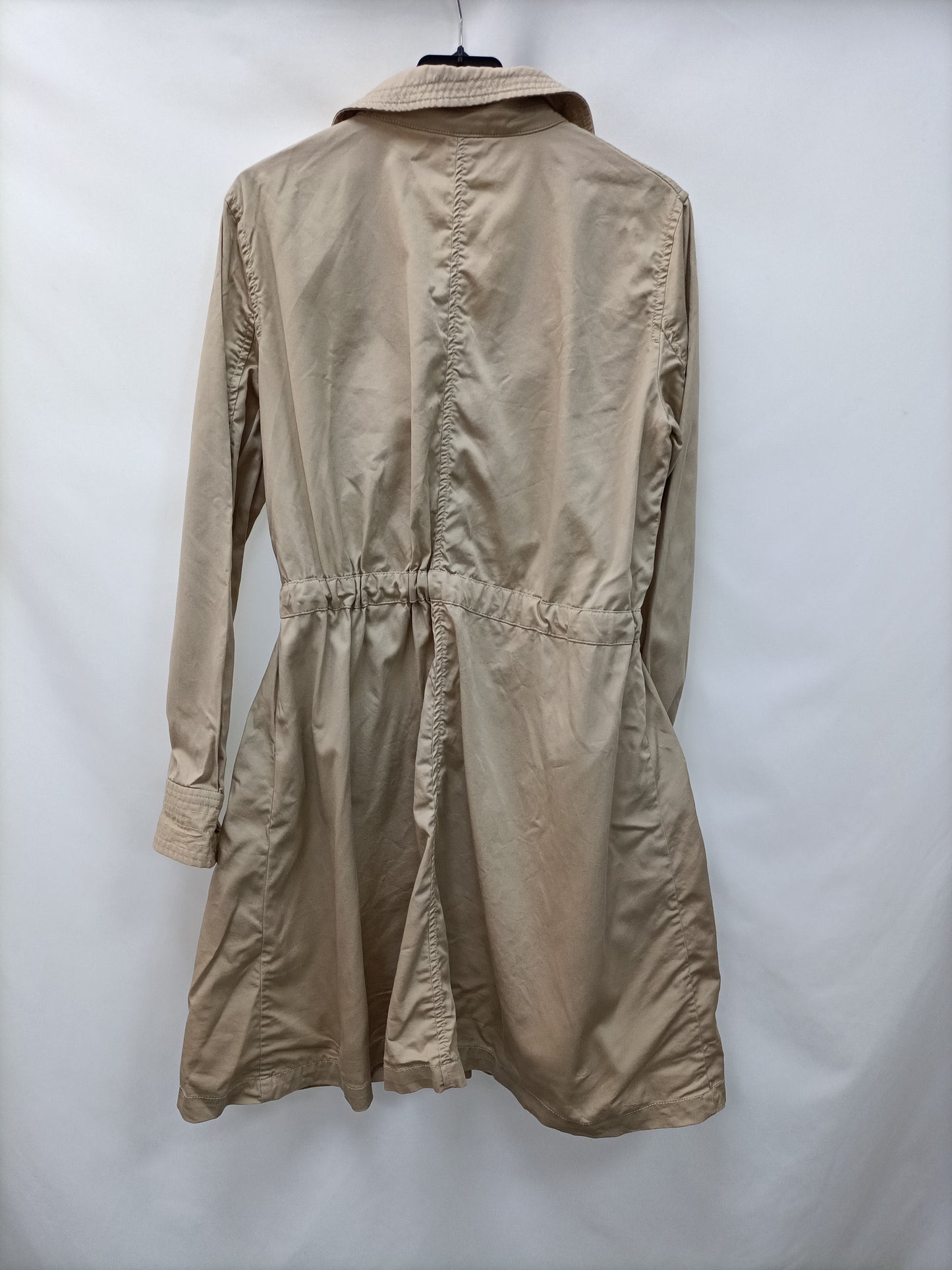 BENETTON. Thin beige parka T.42