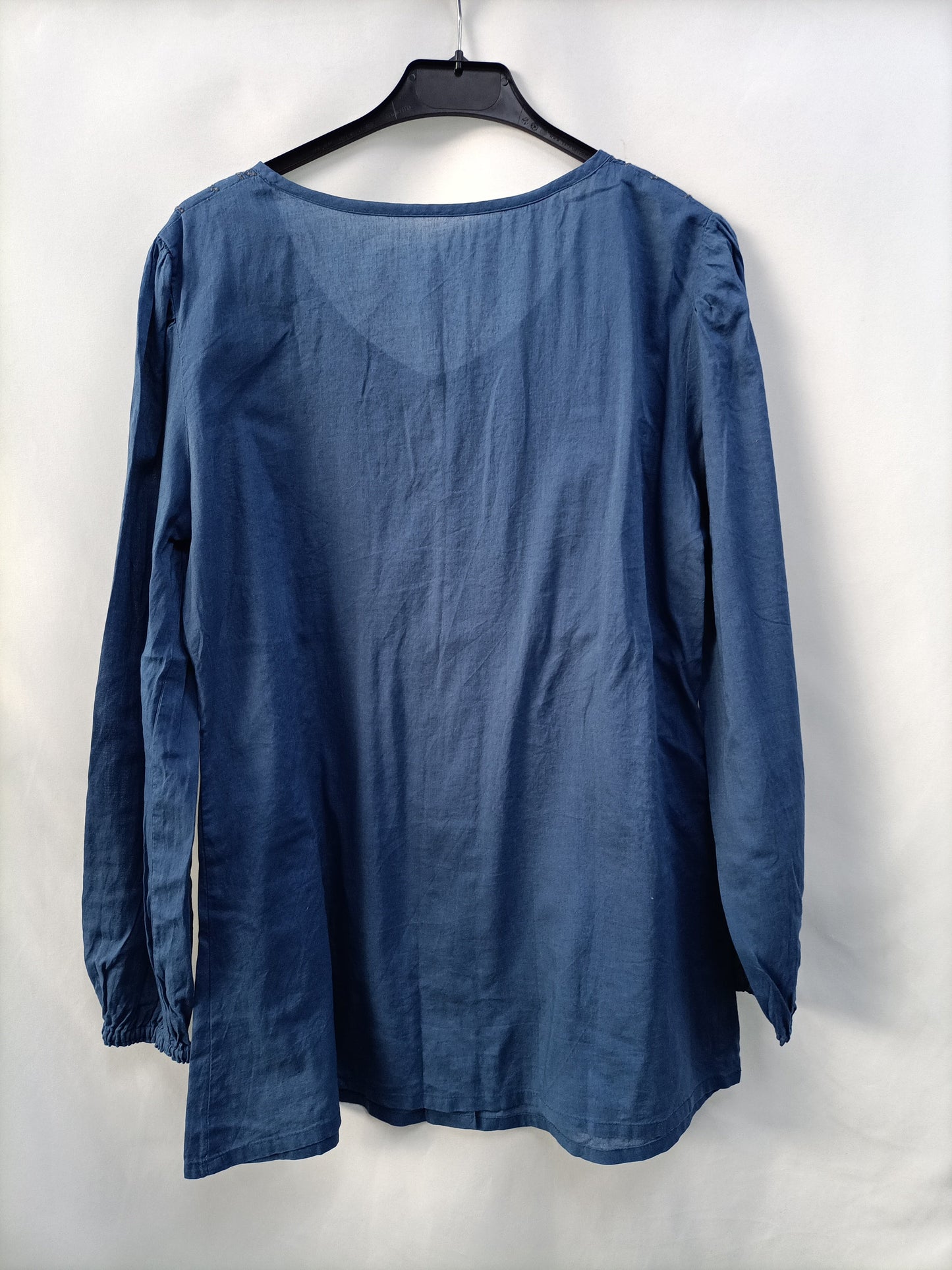 OTHERS. Embroidered blue blouse Your(s)