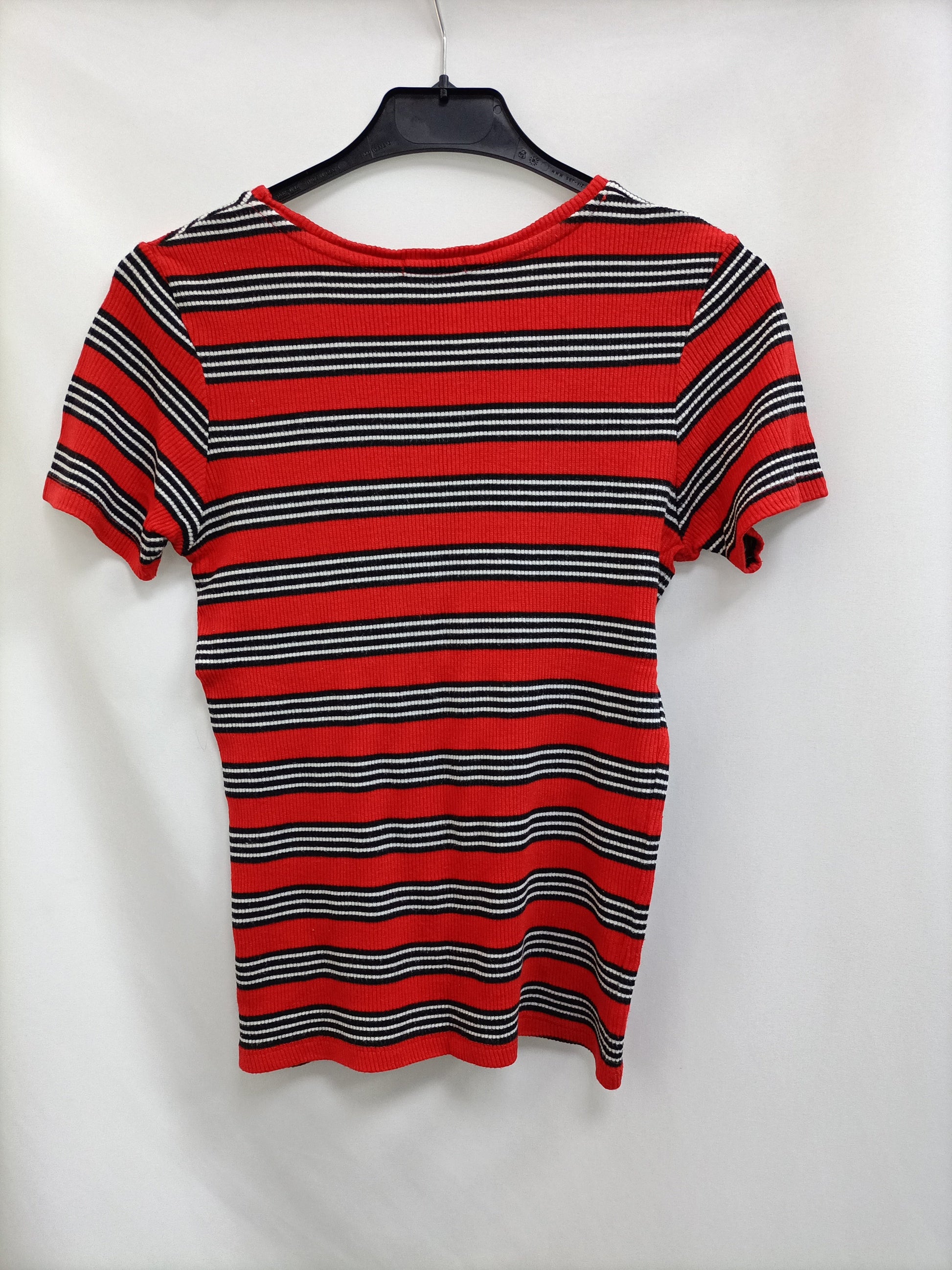 Camiseta rayas roja y negra – Hibuy market