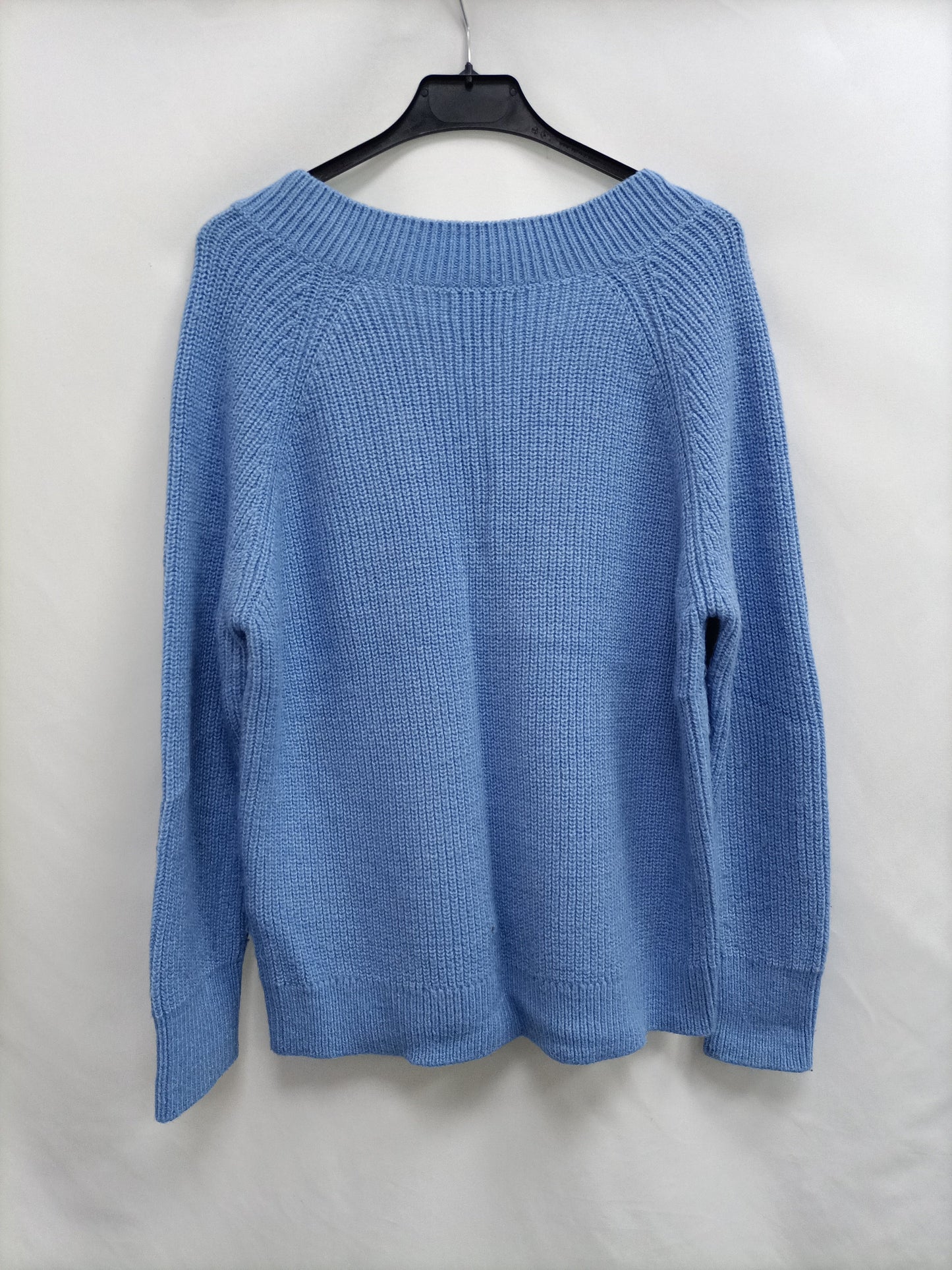 MASSIMO DUTTI. Jersey azul punto T.s