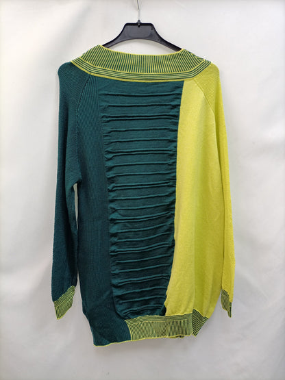 TUK TUK. Jersey bicolor oversized T.s