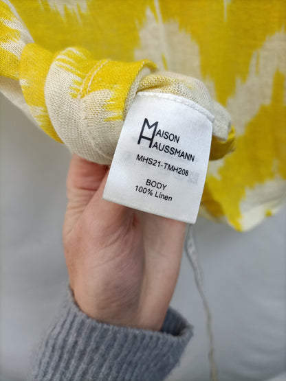 MAISON HAUSSMAN. Camiseta lino tie dye T.M