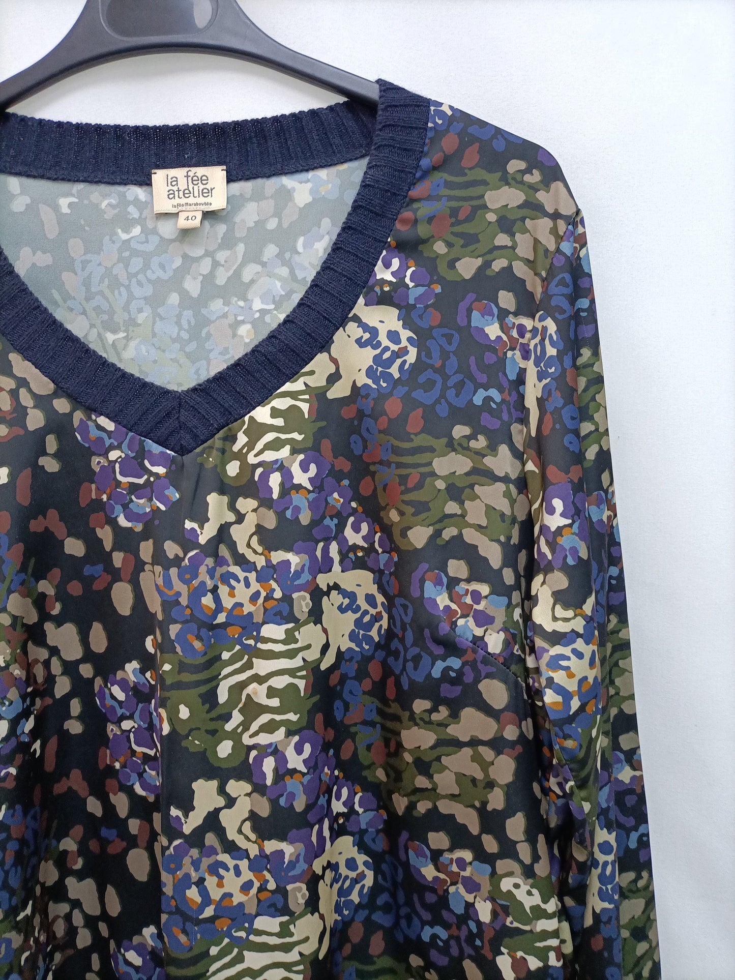 THE FEE ATELIER. Animal print top T.40