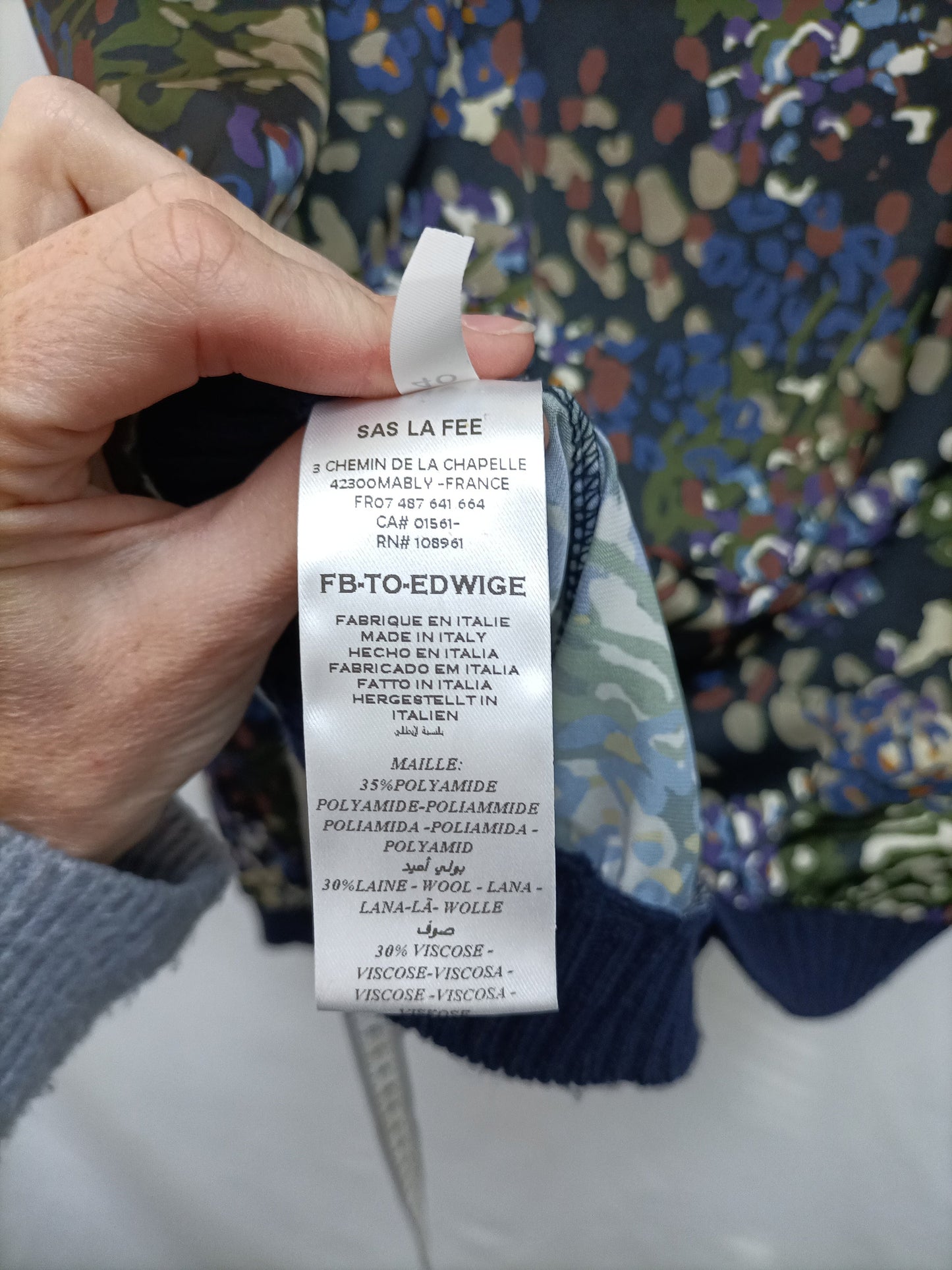 THE FEE ATELIER. Animal print top T.40