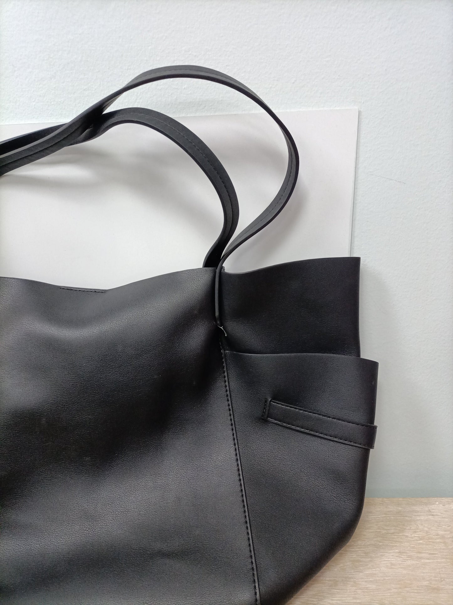 ZARA. Bolso negro shopper
