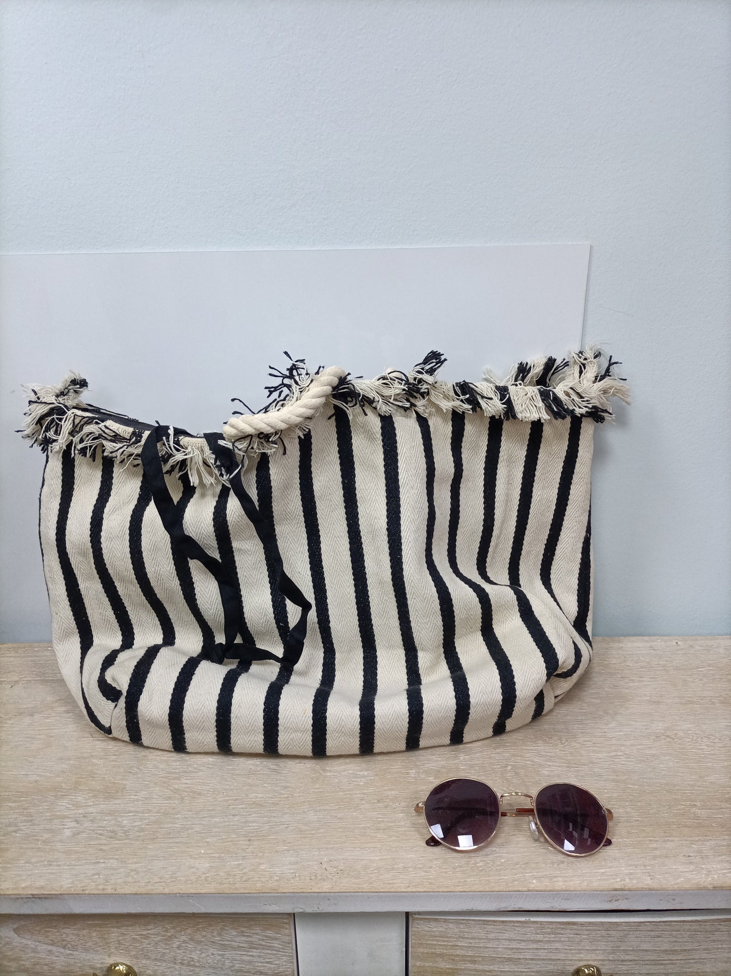 ZARA. Bolso rayas shopper (tara)