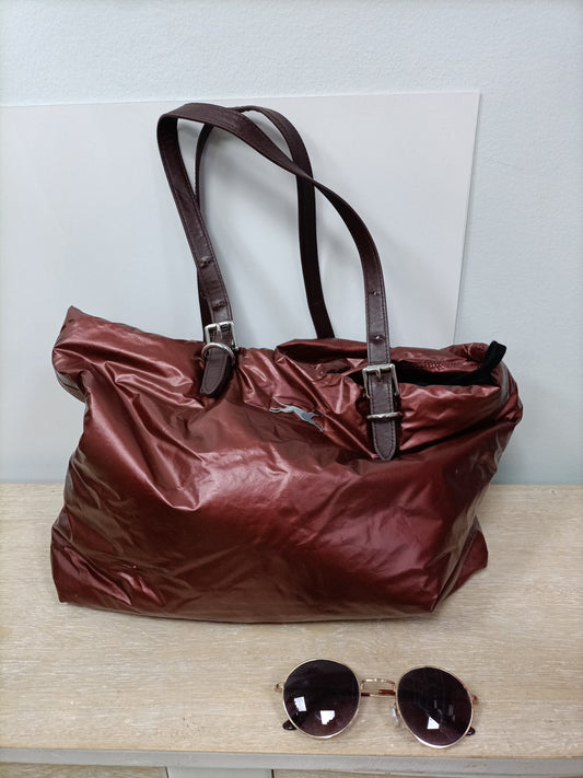 BIMBA Y LOLA. Burgundy quilted bag (TARA)