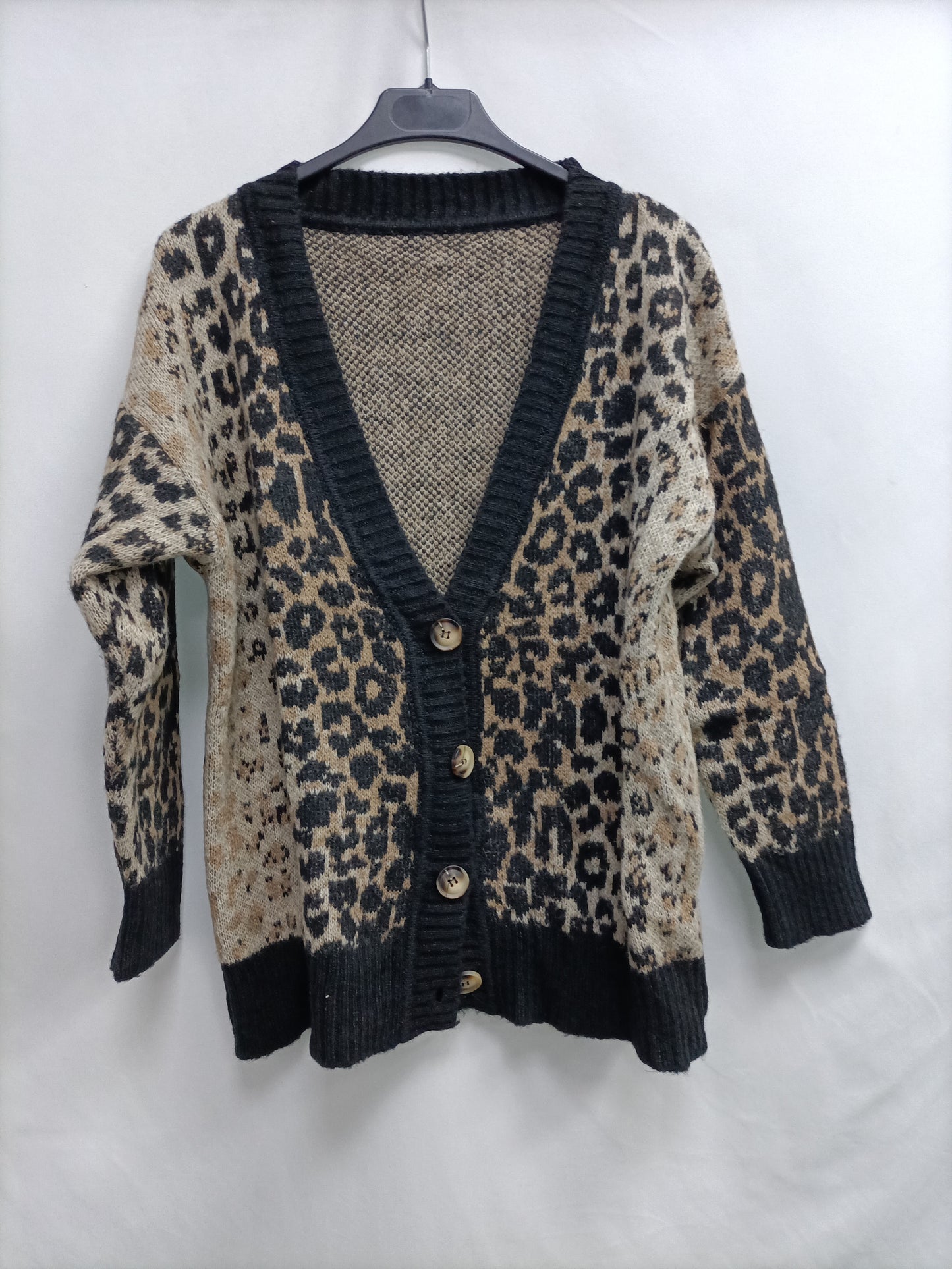 OTHERS. Tu(m) Animal Print Cardigan