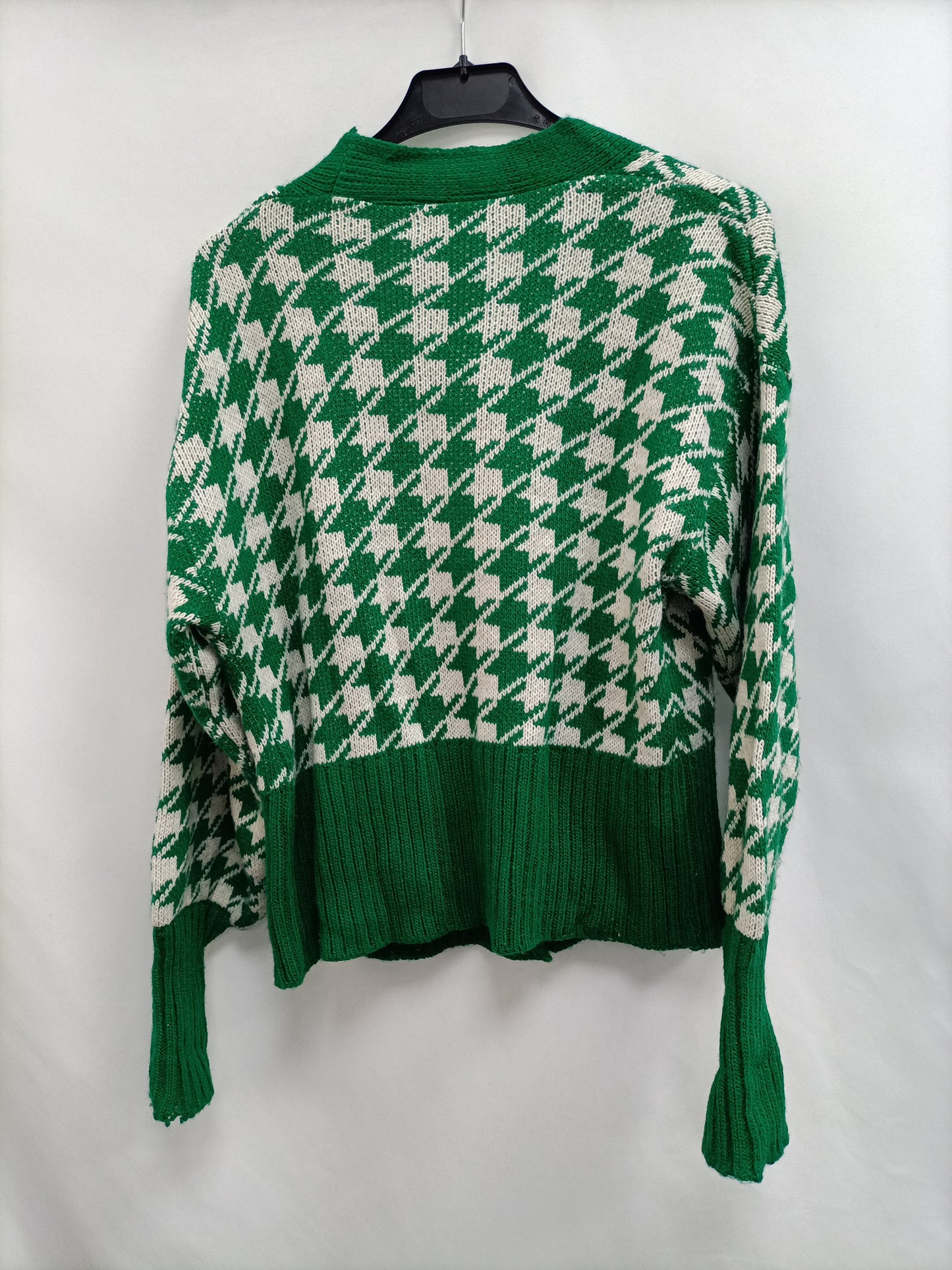 NAHELLE. Tu(m) Houndstooth Cardigan